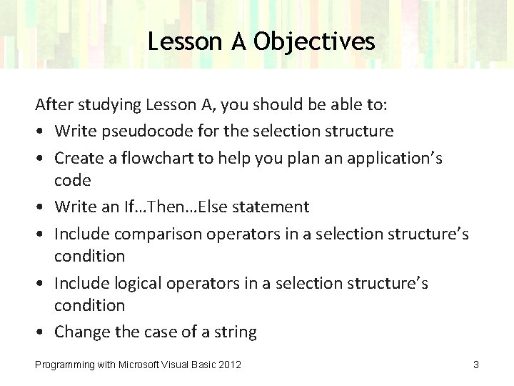 Programming with Microsoft Visual Basic 2012 Chapter 4