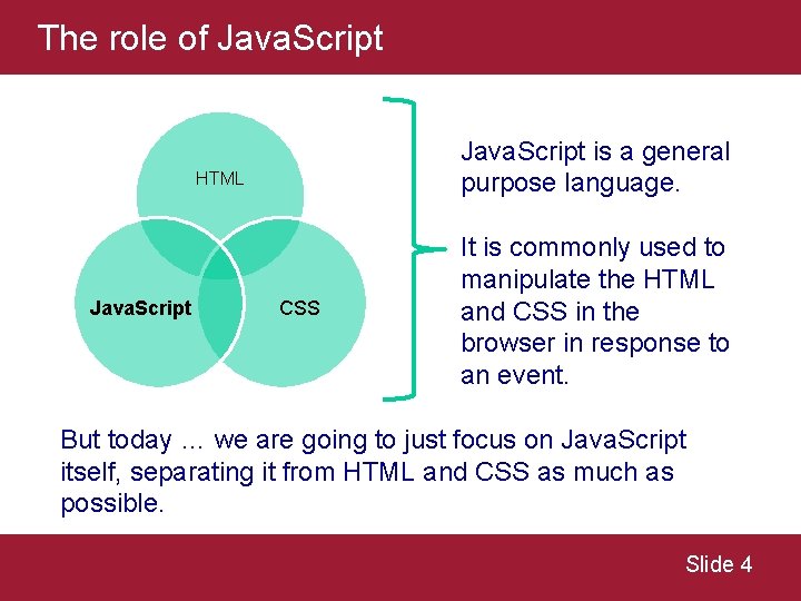 The role of Java. Script is a general purpose language. HTML Java. Script CSS The role of Java. Script is a general purpose language. HTML Java. Script CSS