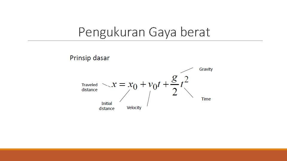 Pengukuran Gaya berat 