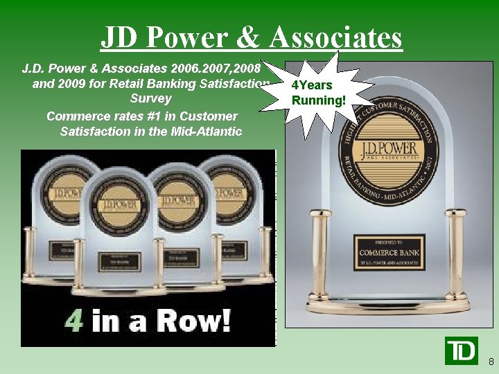 JD Power & Associates J. D. Power & Associates 2006. 2007, 2008 and 2009