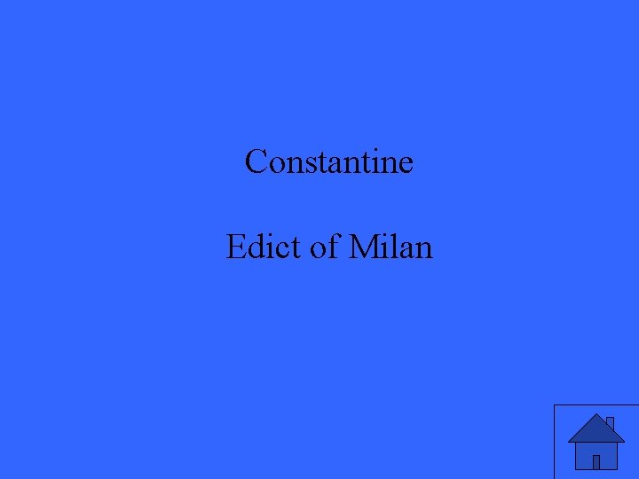 Constantine Edict of Milan 