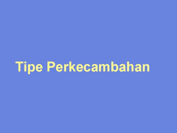 Tipe Perkecambahan 