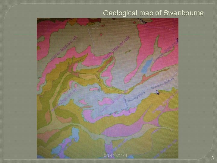 Geological map of Swanbourne CNR 27/11/10 3 