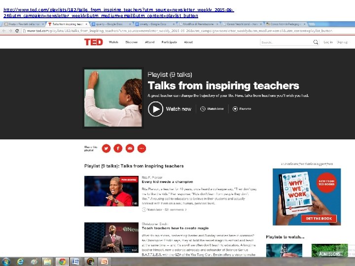 http: //www. ted. com/playlists/182/talks_from_inspiring_teachers? utm_source=newsletter_weekly_2015 -0926&utm_campaign=newsletter_weekly&utm_medium=email&utm_content=playlist_button 32 