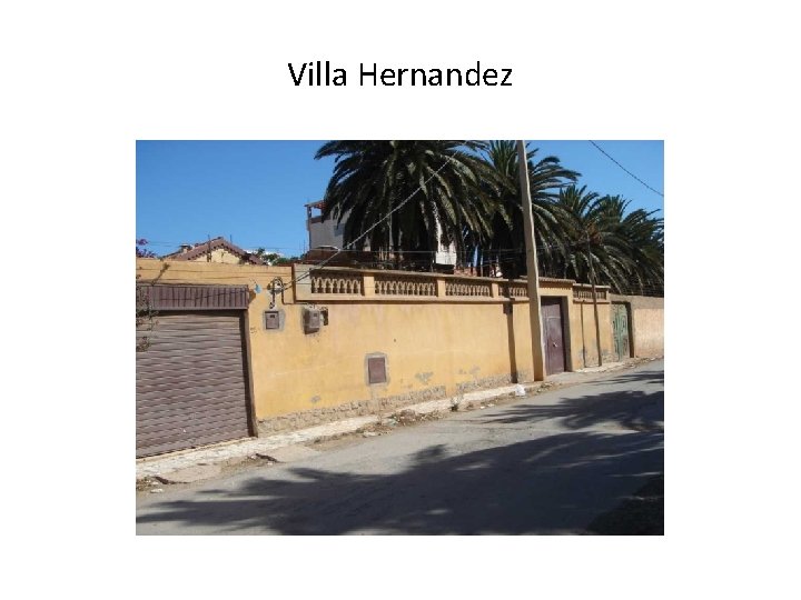 Villa Hernandez 