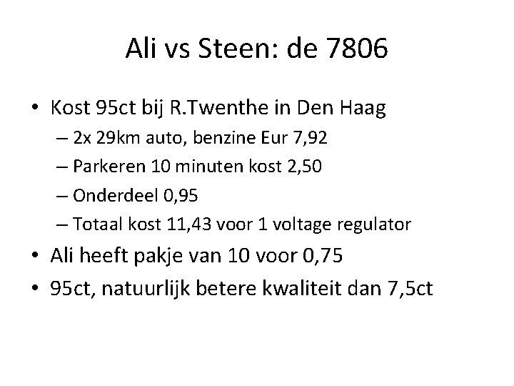 Ali vs Steen: de 7806 • Kost 95 ct bij R. Twenthe in Den