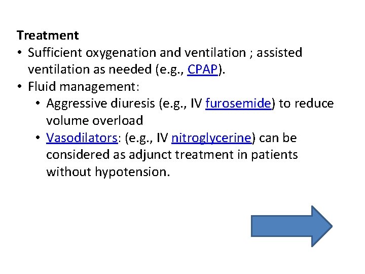 Treatment • Sufficient oxygenation and ventilation ; assisted ventilation as needed (e. g. , Treatment • Sufficient oxygenation and ventilation ; assisted ventilation as needed (e. g. ,
