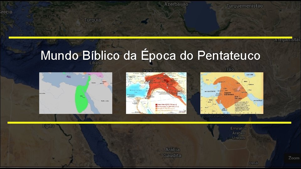 Mundo Bíblico da Época do Pentateuco 