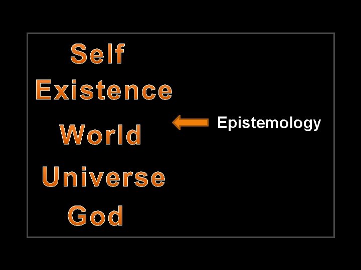 Epistemology 