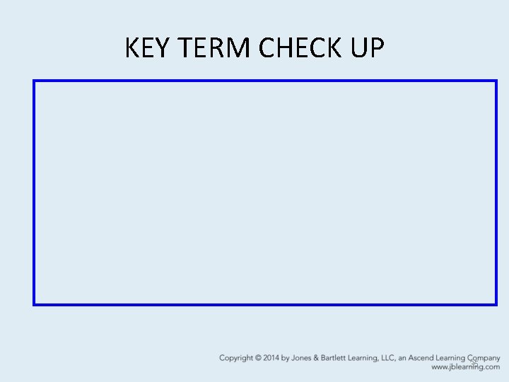 KEY TERM CHECK UP 35 