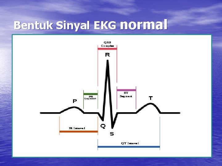 Bentuk Sinyal EKG normal 