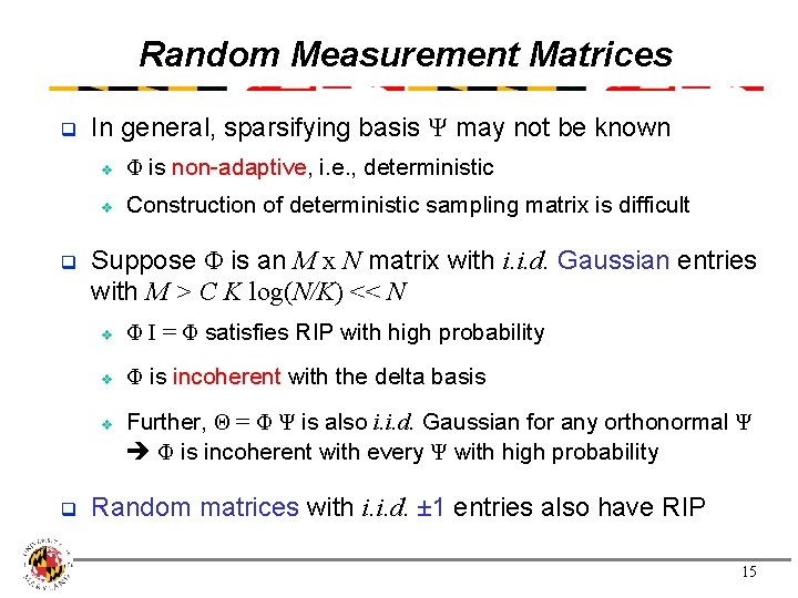 Compressive Sampling A Brief Overview Ravi Garg With