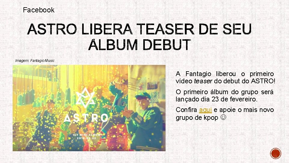 Facebook Imagem: Fantagio Music A Fantagio liberou o primeiro vídeo teaser do debut do
