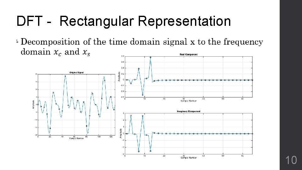 DFT - Rectangular Representation • 10 