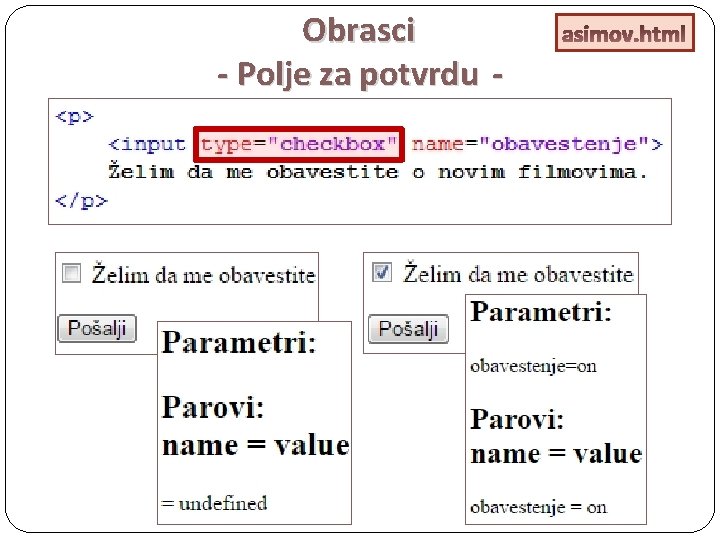 Obrasci - Polje za potvrdu - asimov. html 