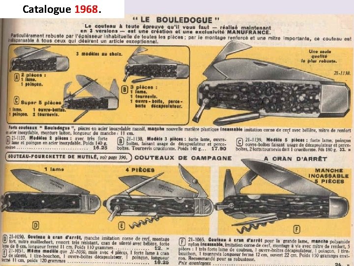 Catalogue 1968 