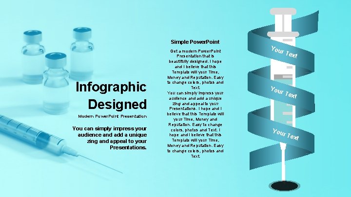 Simple Power. Point Infographic Designed Modern Power. Point Presentation You can simply impress your