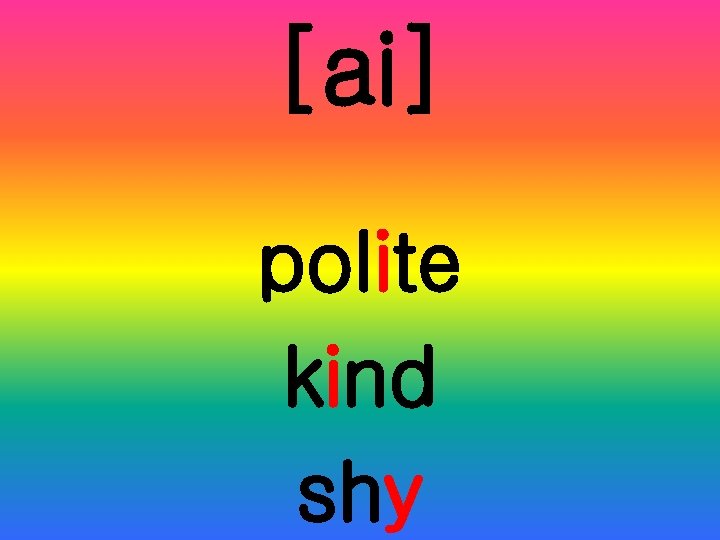 [ai] polite kind shy 