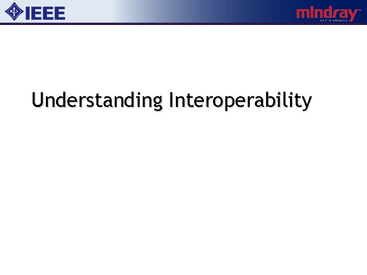 Understanding Interoperability 
