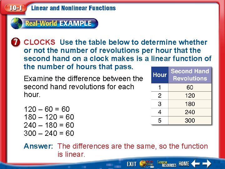 CLOCKS Use the table below to determine whether or not the number of revolutions CLOCKS Use the table below to determine whether or not the number of revolutions