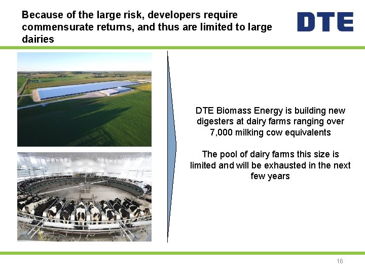 Because of the large risk, developers require commensurate returns, and thus are limited to