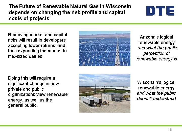 The Future of Renewable Natural Gas in Wisconsin depends on changing the risk profile