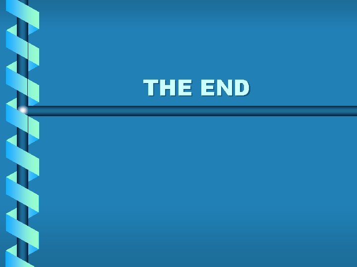 THE END 