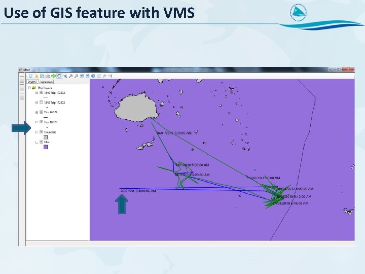 Use of GIS feature with VMS 