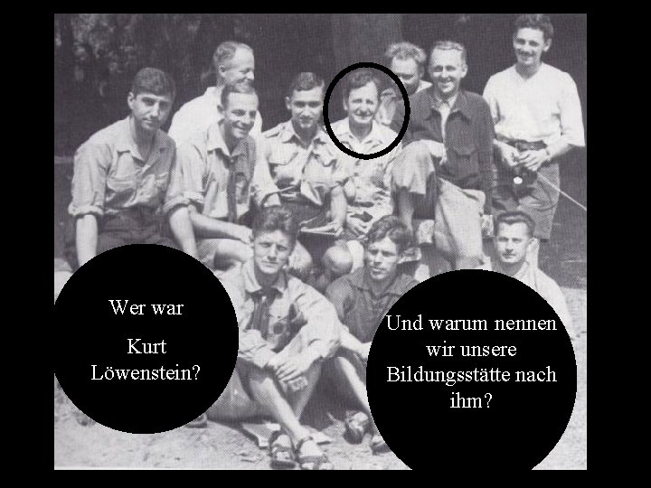 Wer war Kurt Löwenstein? Und warum nennen wir unsere Bildungsstätte nach ihm? 