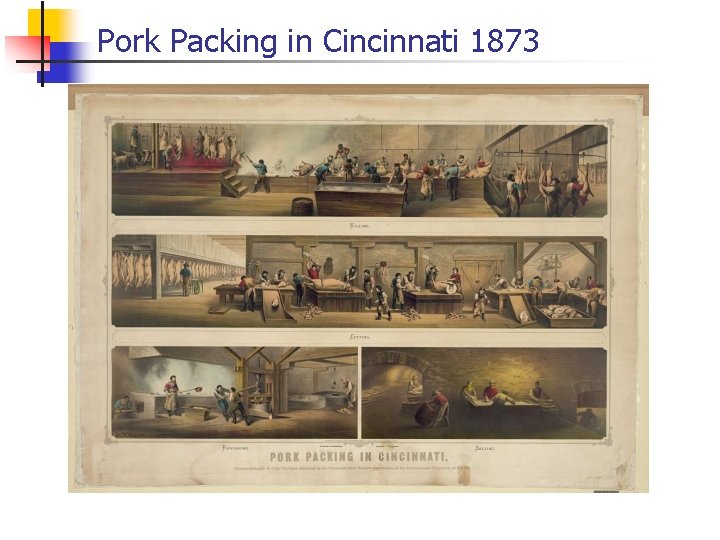 Pork Packing in Cincinnati 1873 