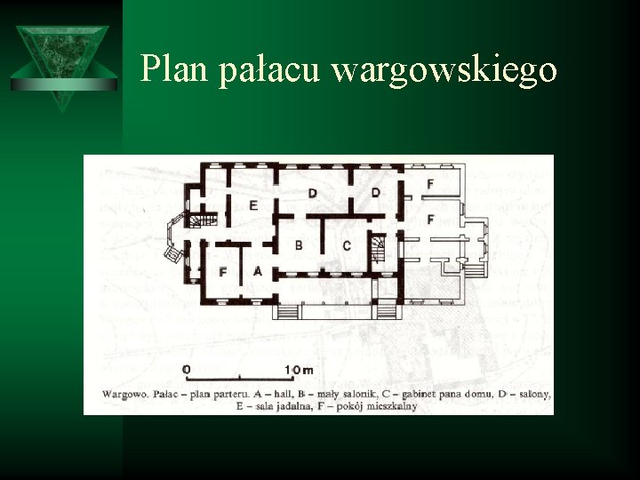 Plan pałacu wargowskiego 