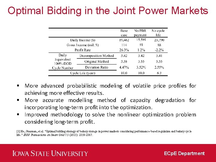 Optimal Bidding in the Joint Power Markets § More advanced probabilistic modeling of volatile