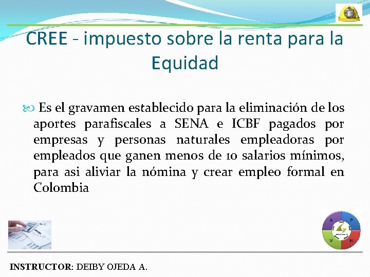 CREE - impuesto sobre la renta para la Equidad Es el gravamen establecido para