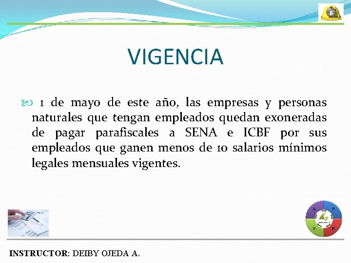 VIGENCIA 1 de mayo de este año, las empresas y personas naturales que tengan