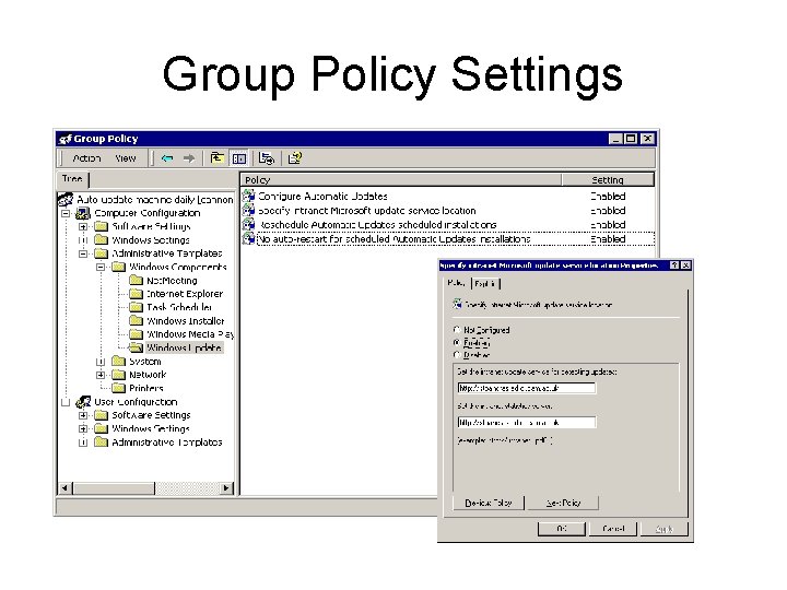 Group Policy Settings 