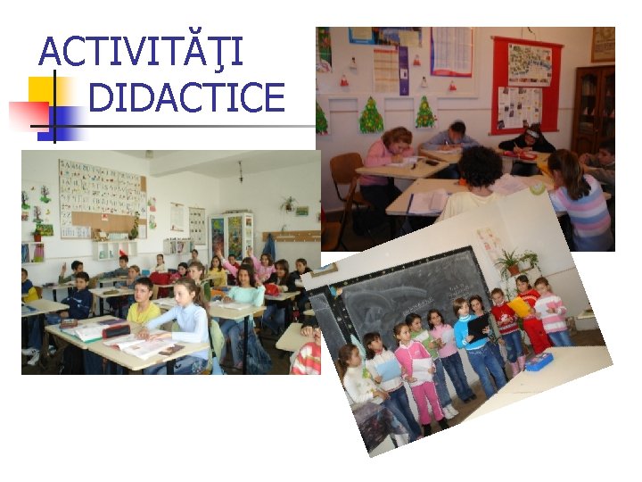 ACTIVITĂŢI DIDACTICE 