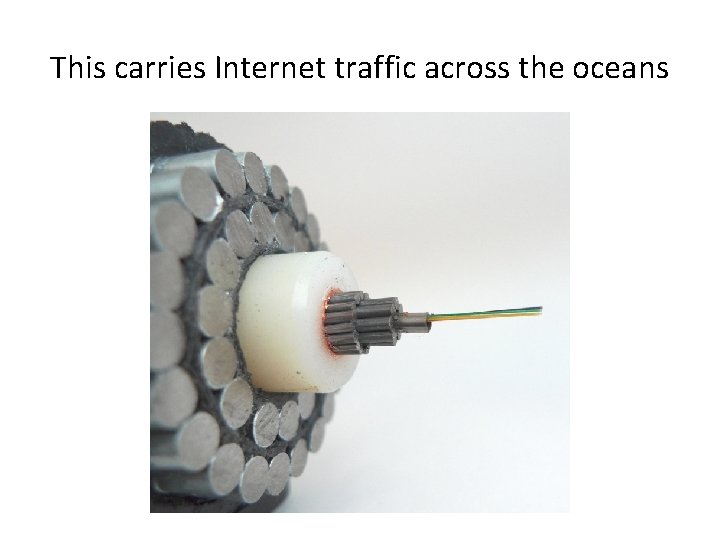 This carries Internet traffic across the oceans 
