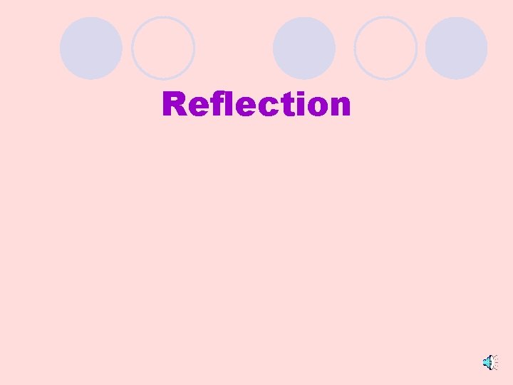 Reflection 