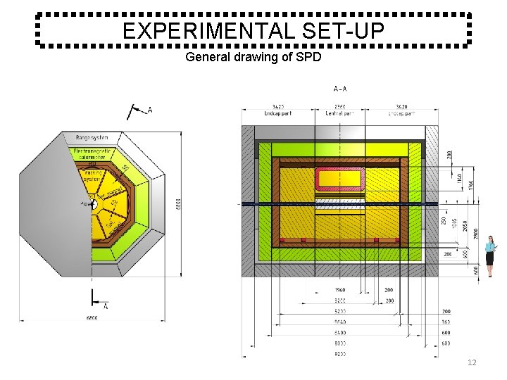 EXPERIMENTAL SET-UP General drawing of SPD 12 
