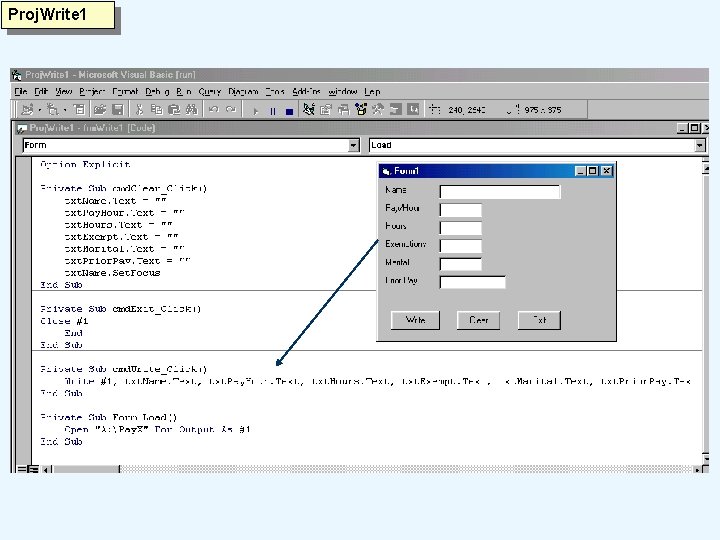 Proj. Write 1 