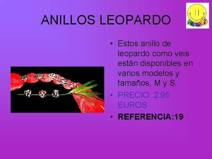 ANILLOS LEOPARDO • Estos anillo de leopardo como veis están disponibles en varios modelos