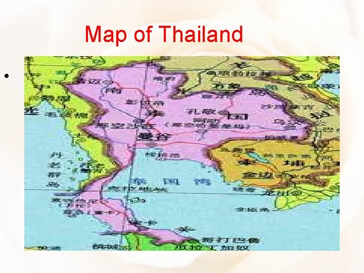 Map of Thailand • 