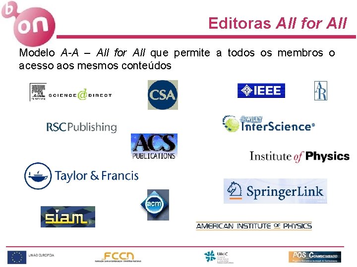 Editoras All for All Modelo A-A – All for All que permite a todos