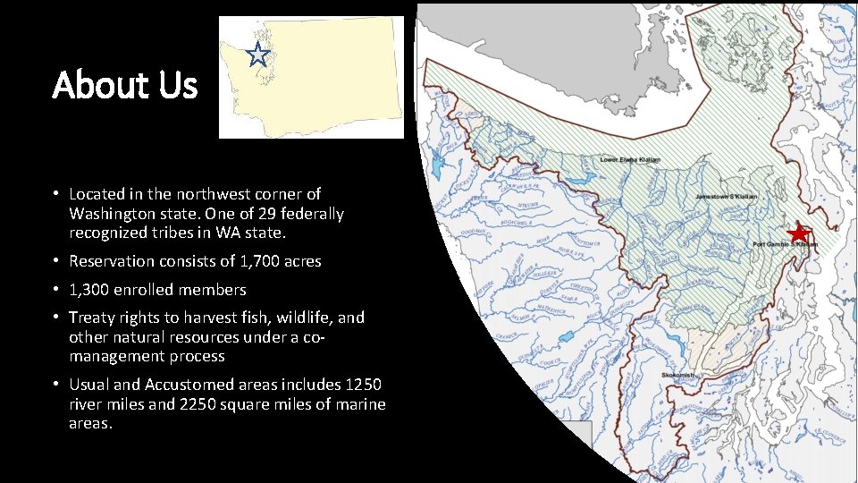 About Us • Located in the northwest corner of Washington state. One of 29