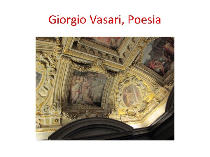 Giorgio Vasari, Poesia 