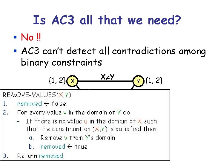 Is AC 3 all that we need? § No !! § AC 3 can’t