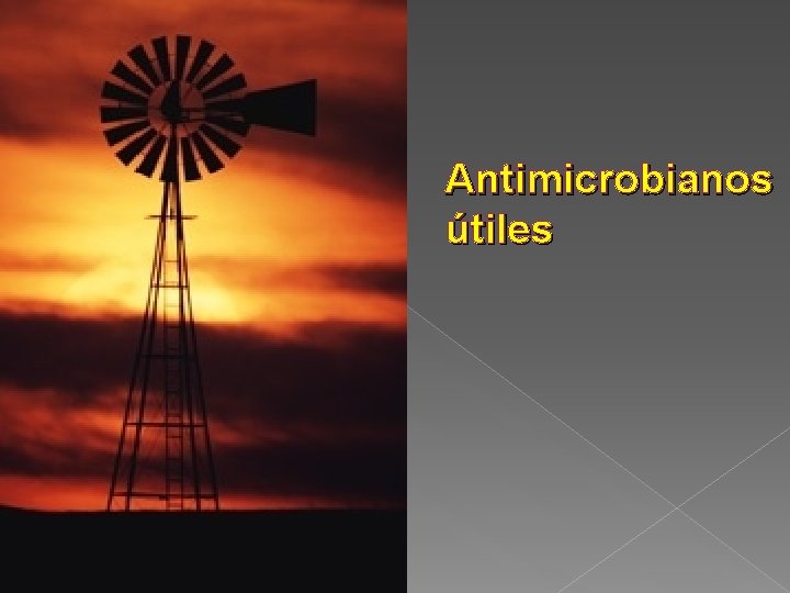 Antimicrobianos útiles 