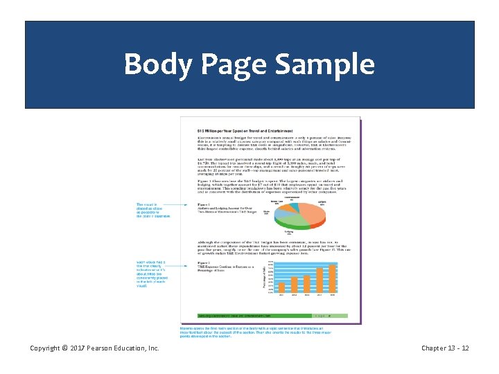 Body Page Sample Copyright © 2017 Pearson Education, Inc. Chapter 13 - 12 