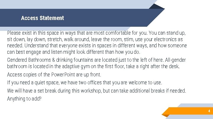 ABLEISM 101 Creating Access Universal Design Welcome 1
