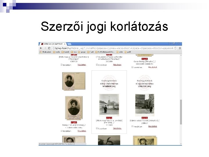 Szerzői jogi korlátozás 